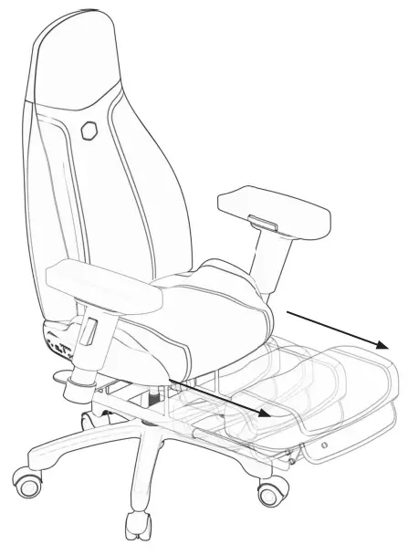 COOLER MASTER Synk X Cross platform Immersive Haptic Chair - fig 20
