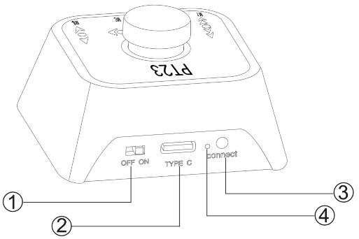 UNBRANDED PT23 Bluetooth Pedal Multimedia Controller - fig1