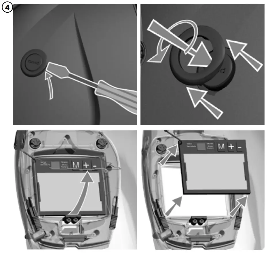Control, maintenance and spare parts replacement