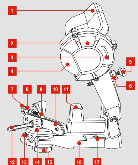ozito CCS-085 Chainsaw Chain Sharpener 1