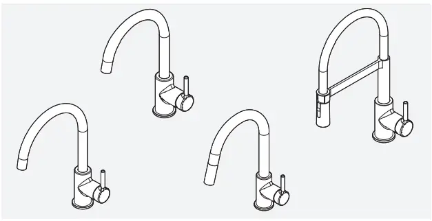 FRANKE FC 6088.031 LINA Brass Faucet-fig1