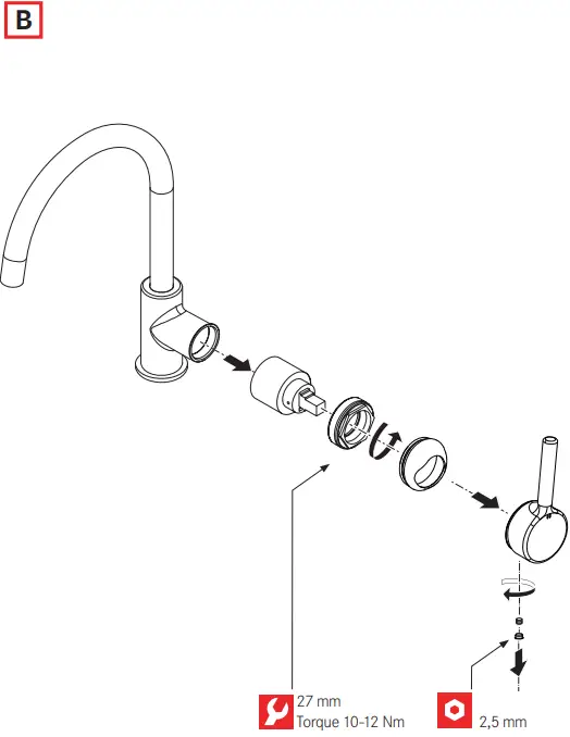 FRANKE FC 6088.031 LINA Brass Faucet-fig10