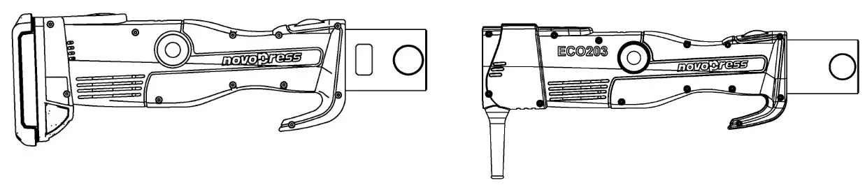 novopress ACO203 Battery Crimping Pressing Tool - Cover