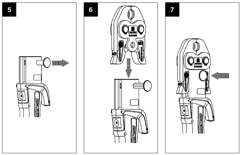 novopress ACO203 Battery Crimping Pressing Tool - Product Overview 2