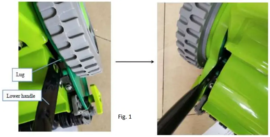Coopers 40V Cordless Lawn Mower G543 - fig1