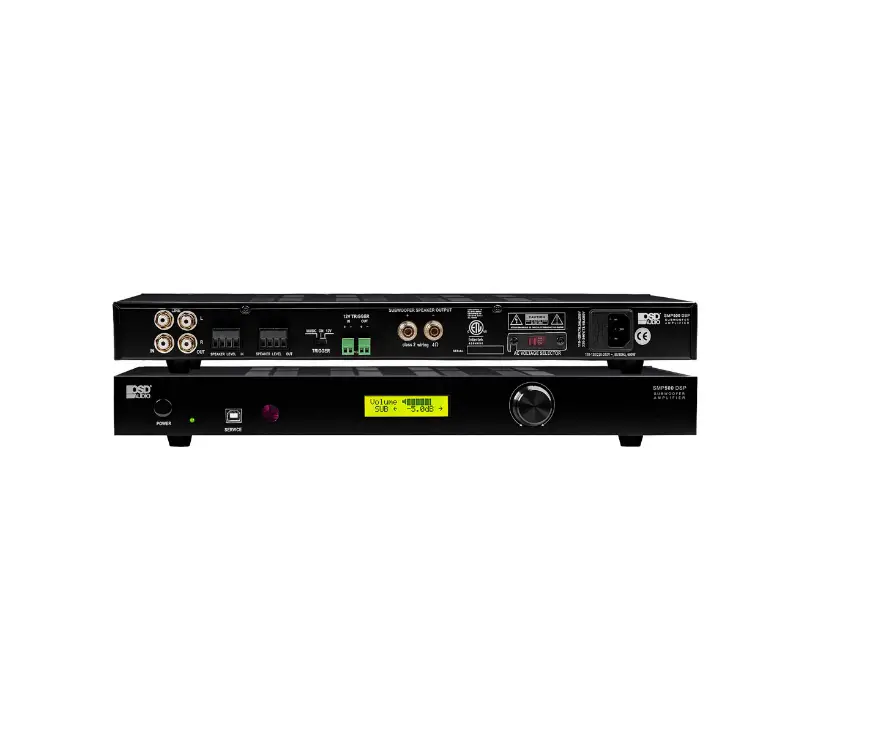 Osd Audio Smp500dsp Mono Subwoofer Power Amplifier Owner's Manual