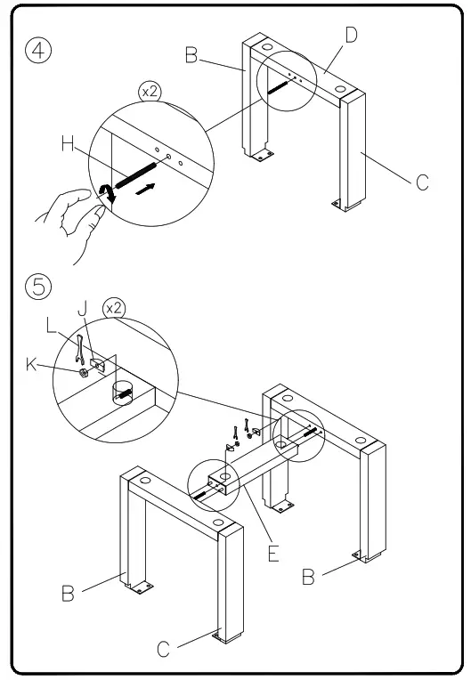 ASHLEY T481-2 Watson End Table - 4