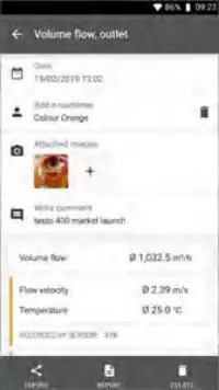 testo 0560 - Exporting readings