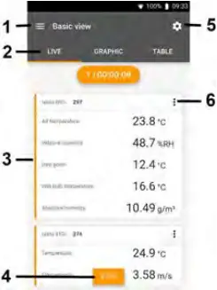 testo 0560 - Overview of operating controls 1