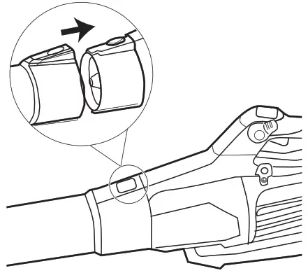 greenworks pro BLB489 80V Cordless Axial Blower - BLOWER TUBE