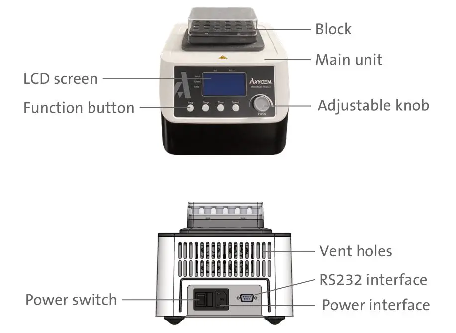 CORNING I-4010 Axygen Microtube Shaker - Control