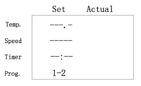 CORNING I-4010 Axygen Microtube Shaker - Press the Prog function button to generate the second step