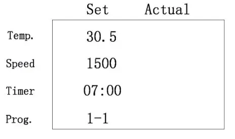 CORNING I-4010 Axygen Microtube Shaker - The program set in the single step is the first step by default