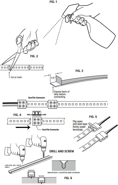 GM Lighting LTR-S-HO Series 8W High Output LED Tape-fig3