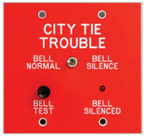 POTTER AFC-1000 Fire Alarm Control Panel City of Chicago - CITY