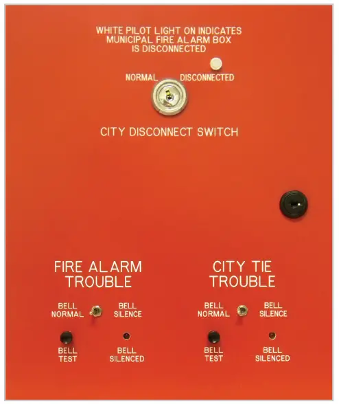 POTTER AFC-1000 Fire Alarm Control Panel City of Chicago - installation and wiring