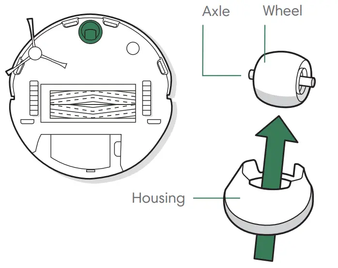 QoQa J7  C755840 iRobot Roomba Combo Floor Cleaners -Caster Wheel