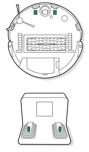 QoQa J7  C755840 iRobot Roomba Combo Floor Cleaners - Charging Contacts