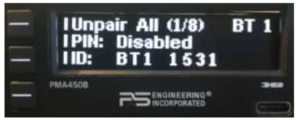 PS ENGINEERING PMA450B Bluetooth Audio Panel - fig8