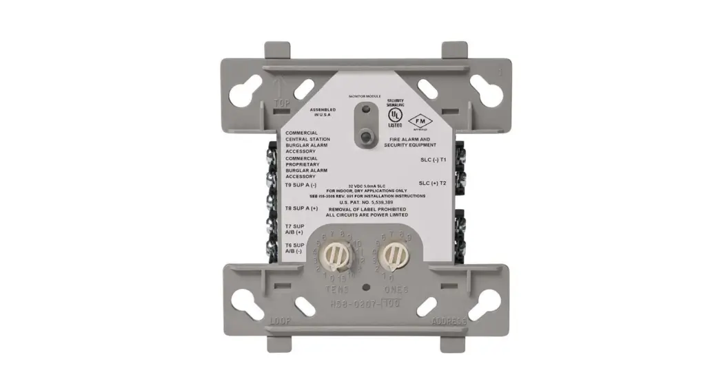 Honeywell Ndm-100-a Series Dual Monitor Module Instructions