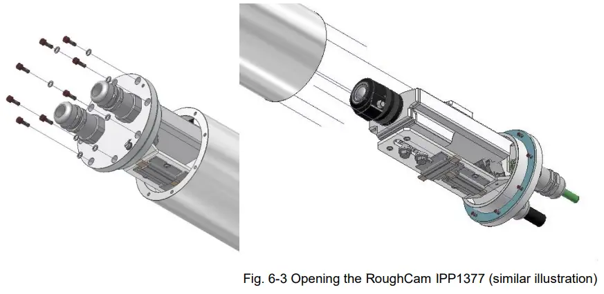 SAMCON RoughCam-IPP1377 Extremely Robust Network Camera - Opening the RoughCam