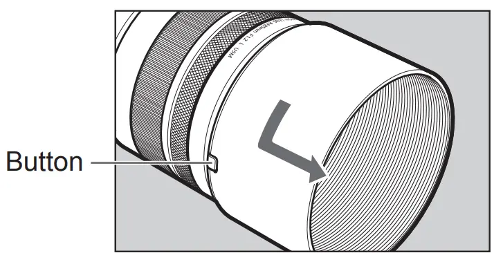 Canon RF 85mm f1.2 L USM Large Aperture Medium Telephoto Lens - Button