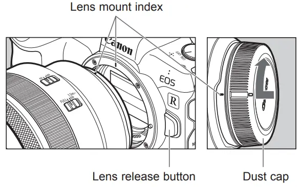 Canon RF 85mm f1.2 L USM Large Aperture Medium Telephoto Lens - Dust cap