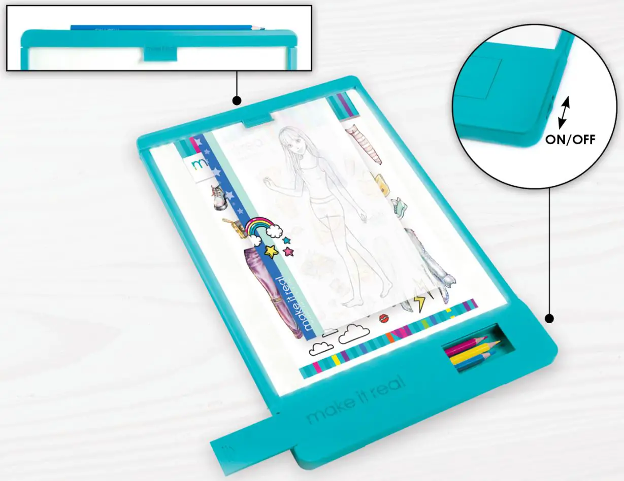 Make It Real 3502 Fashion Design Tracing Light Table Instructions