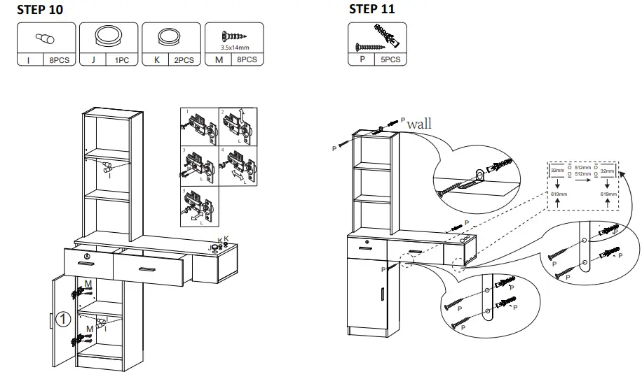 sandinrayli-MR11P0209-Black-Free-Standing-Storage-Salon-Hair-Station-FIG-7