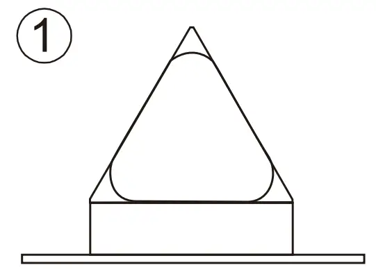 anko 43249039 RGB Modular Triangle Light - fig 1