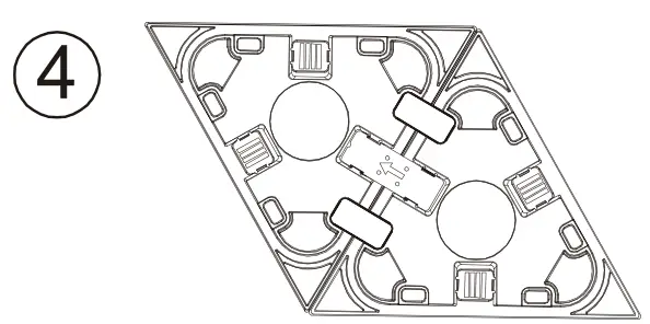 anko 43249039 RGB Modular Triangle Light - fig 4