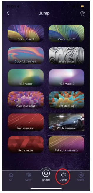 anko 43249039 RGB Modular Triangle Light - setting 7