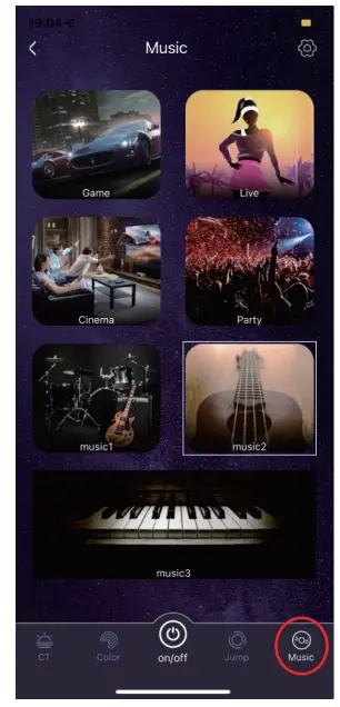 anko 43249039 RGB Modular Triangle Light - setting 8