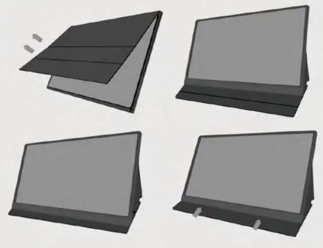 NEOFYTE T14P 14 Inch Portable Monitor - Smart Cover