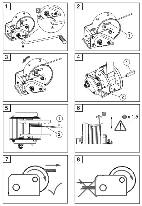 AL-KO 450-900 BASIC Seilwinde - Fig1