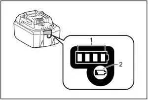 FIG 10 Indicating the remaining battery