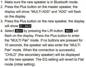 FIG 17 Add a new secondary speaker