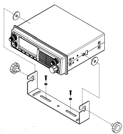 oricom UHF400R Heavy Duty Din Size 5 Watt UHF CB Radio-Radio