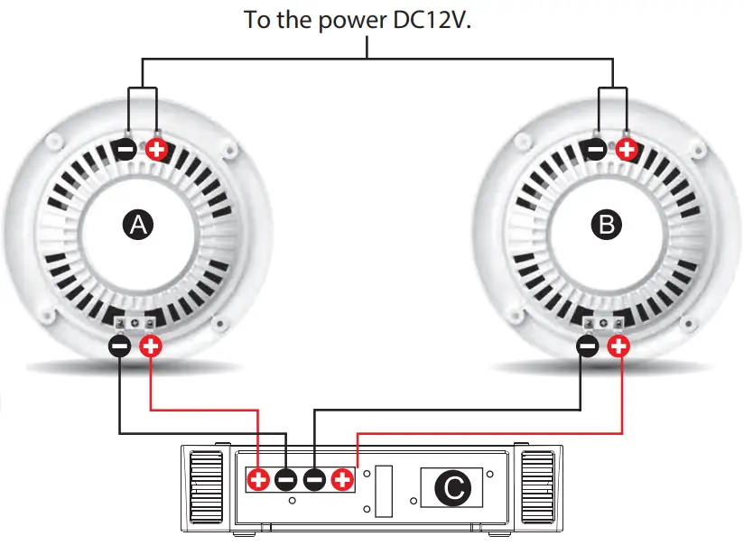 PYLE PLMRS4W 4 inch Speaker Pairs - Speaker Wiring 1