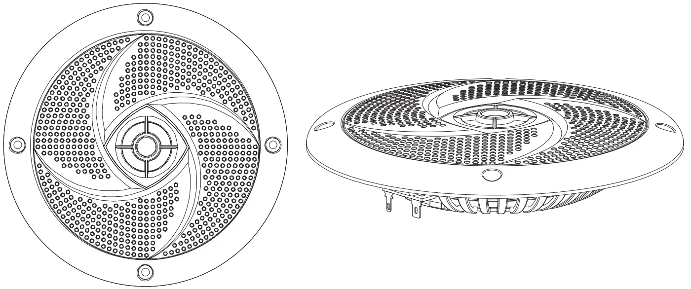 PYLE PLMRS4W 4 inch Speaker Pairs