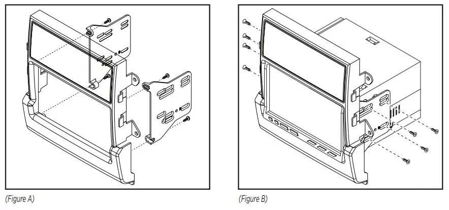 MeTra 95 9616B Double Din Dash Kit-ASSEMBLY