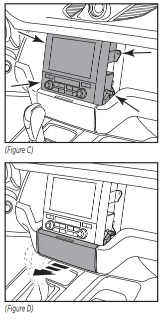 MeTra 95 9616B Double Din Dash Kit-DISASSEMBLY
