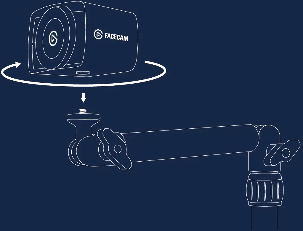 secure Facecam to your Elgato Multi Mount system