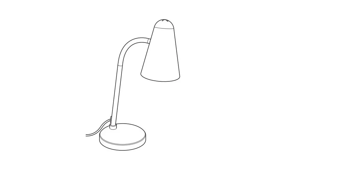 Ikea Fubbla 103.257.15 Fubbla Led Work Lamp Instruction Manual