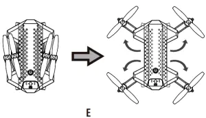 VOYAGE VA-1000 HD Streaming Video Drone - 1000 BATTERY 2