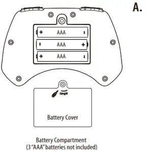 VOYAGE VA-1000 HD Streaming Video Drone - REMOTE CONTROL BATTERY