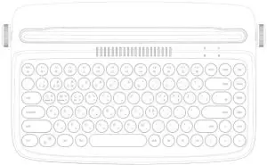 actto KBD-KR Retro Classic Mini Keyboard - kr