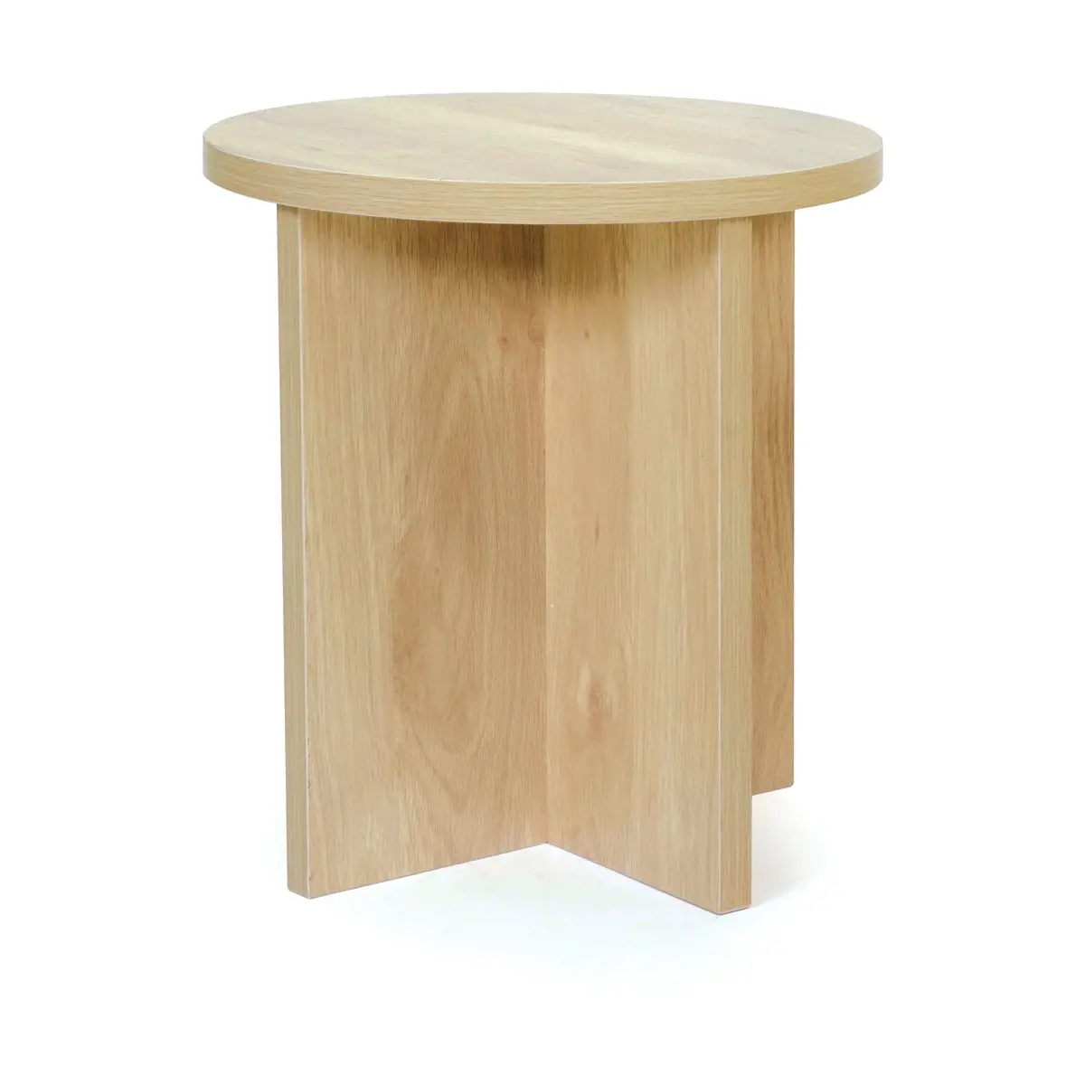 Oak Look Cross Side Table Instructions Oak Look Cross Side Table Instructions