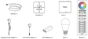 brevo JDWBULB5W01 Smart Lighting Kit - Kit User Guide