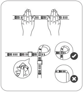 brevo JDWBULB5W01 Smart Lighting Kit - Peel off the adhesive
